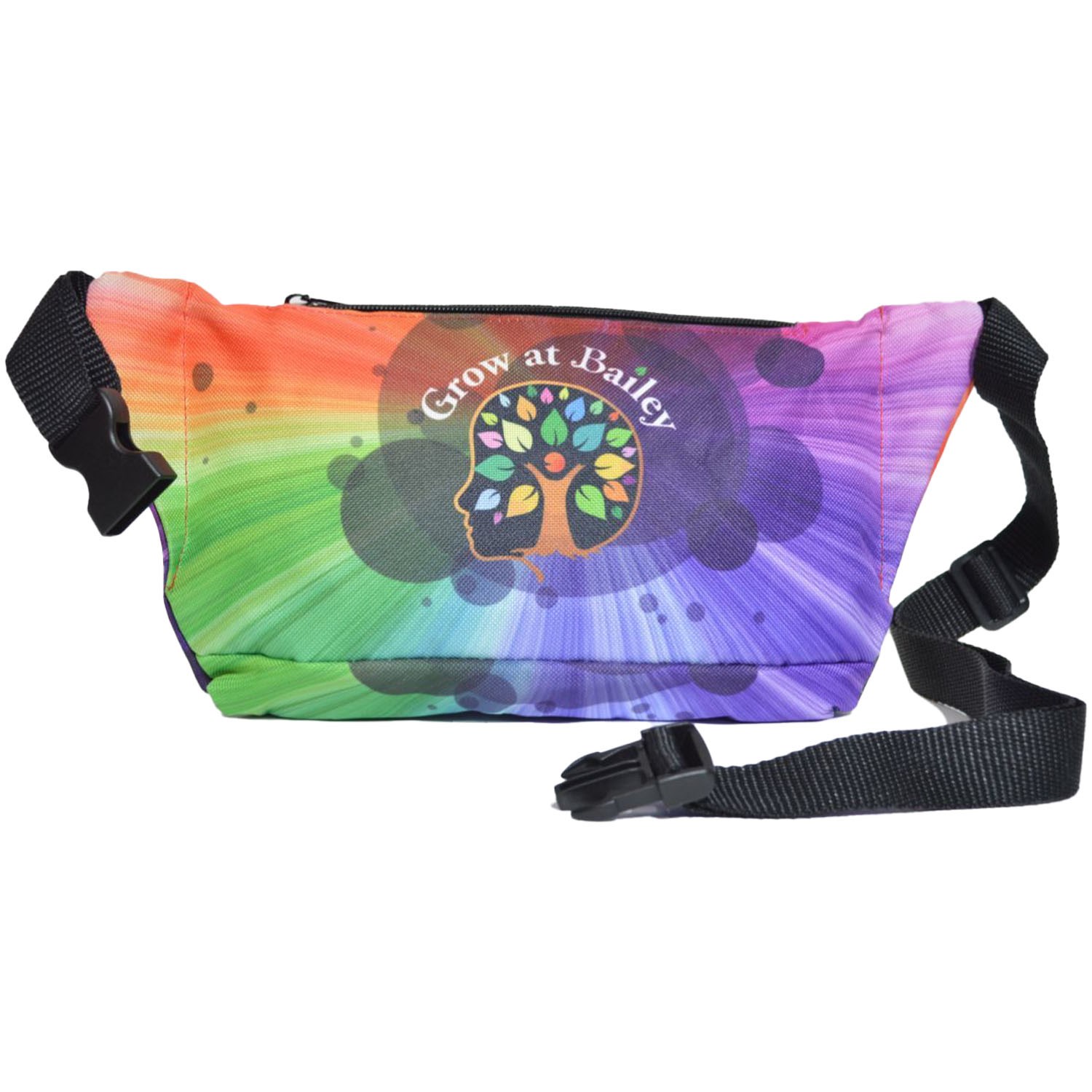 Rock'it 3-Day 3 Zipper Fanny Pack w/ Full Wrap Sublimation Waist Bag