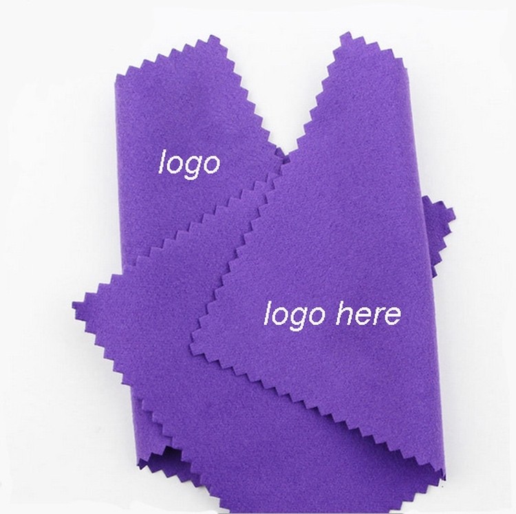 6" x 6" Double-sided Plush Micro-Fiber Cleaning Cloth 2