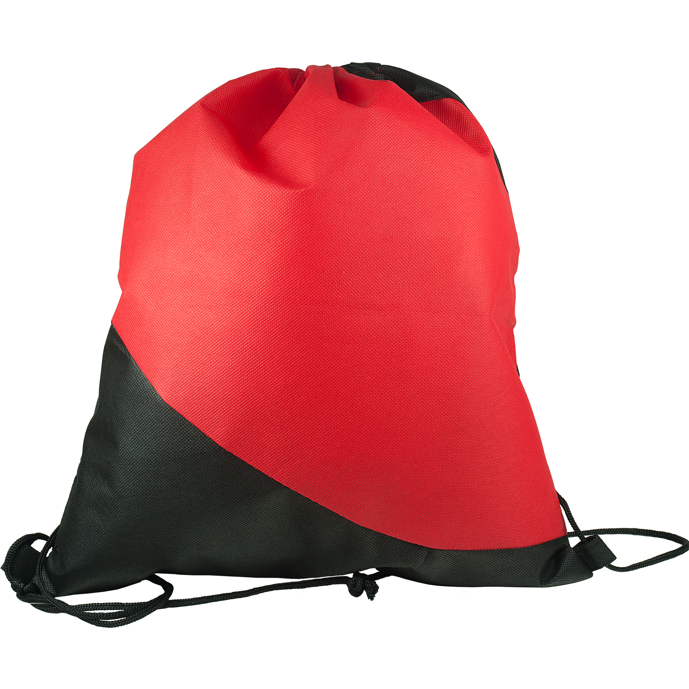 Two Color Non-Woven Drawstring Backpack (14"X16") 3