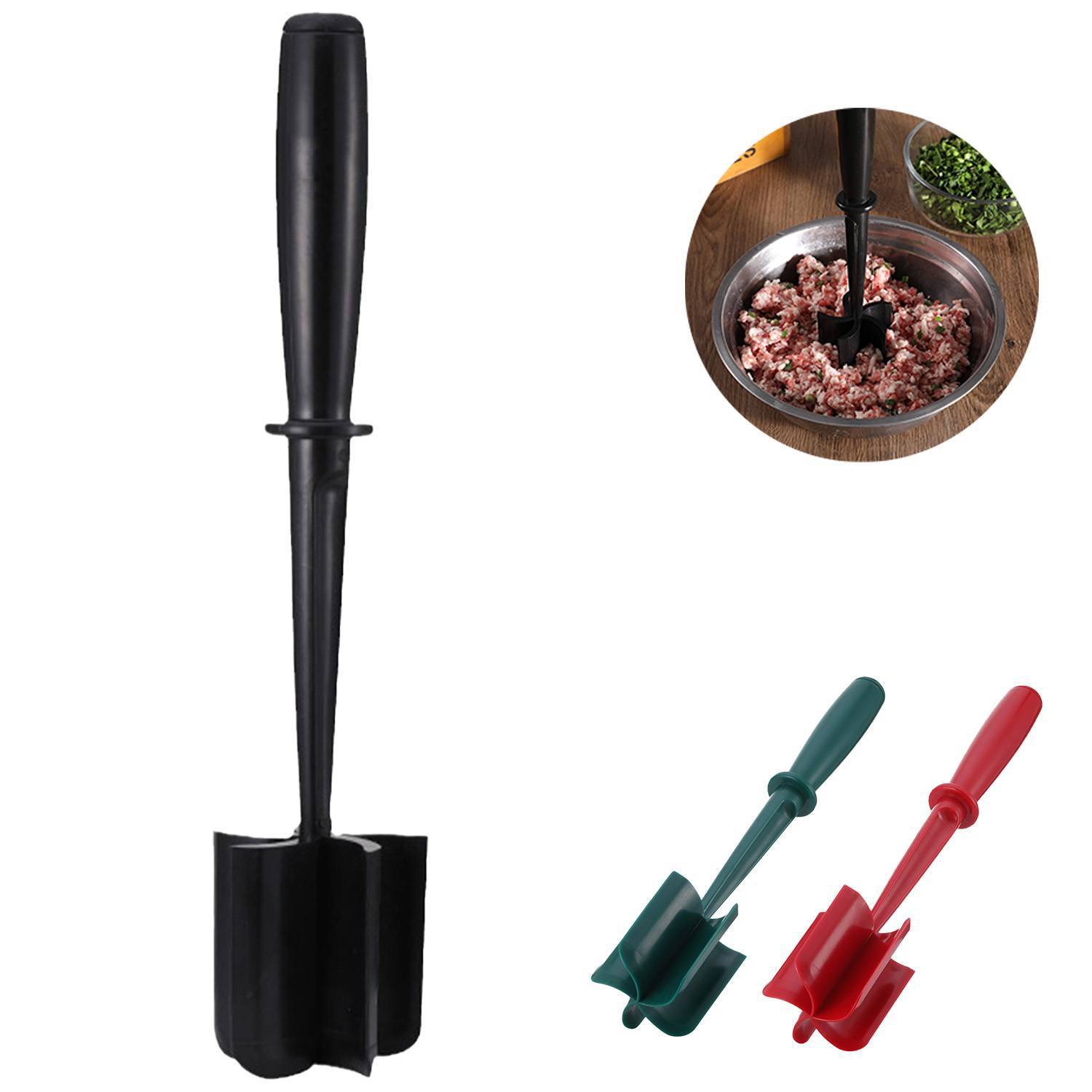Handheld Plastic Meat Chopper 2