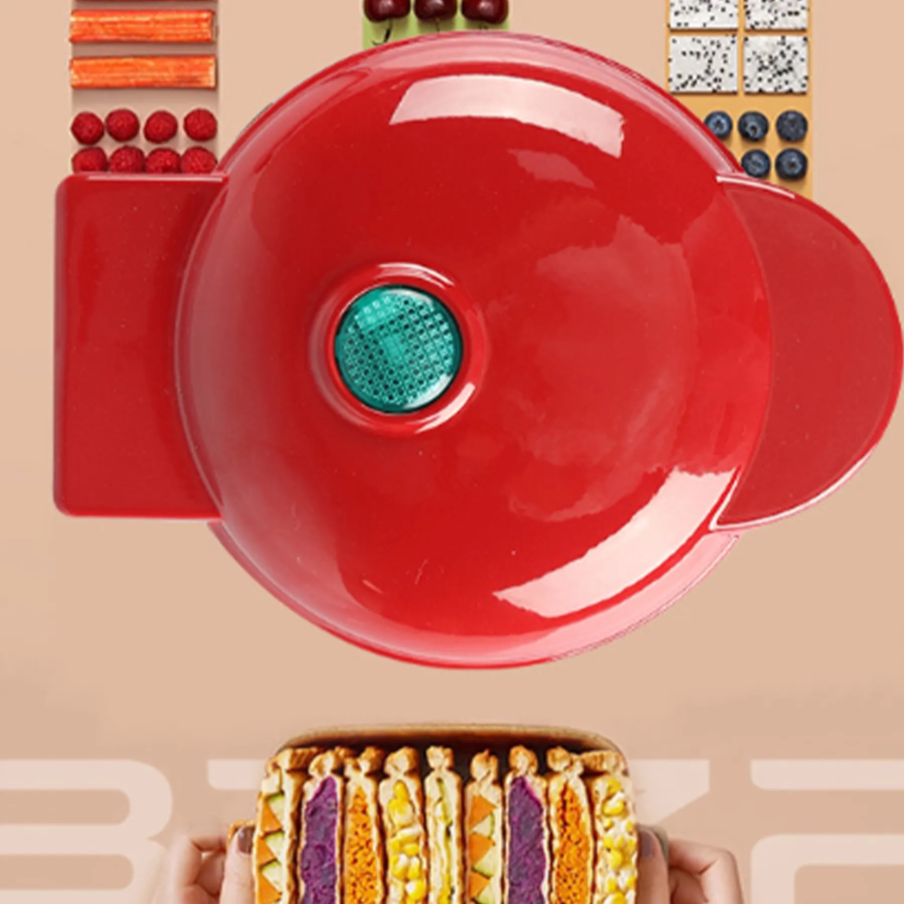 Waffle Cake Pancake Making Machine Cooking Appliance 7
