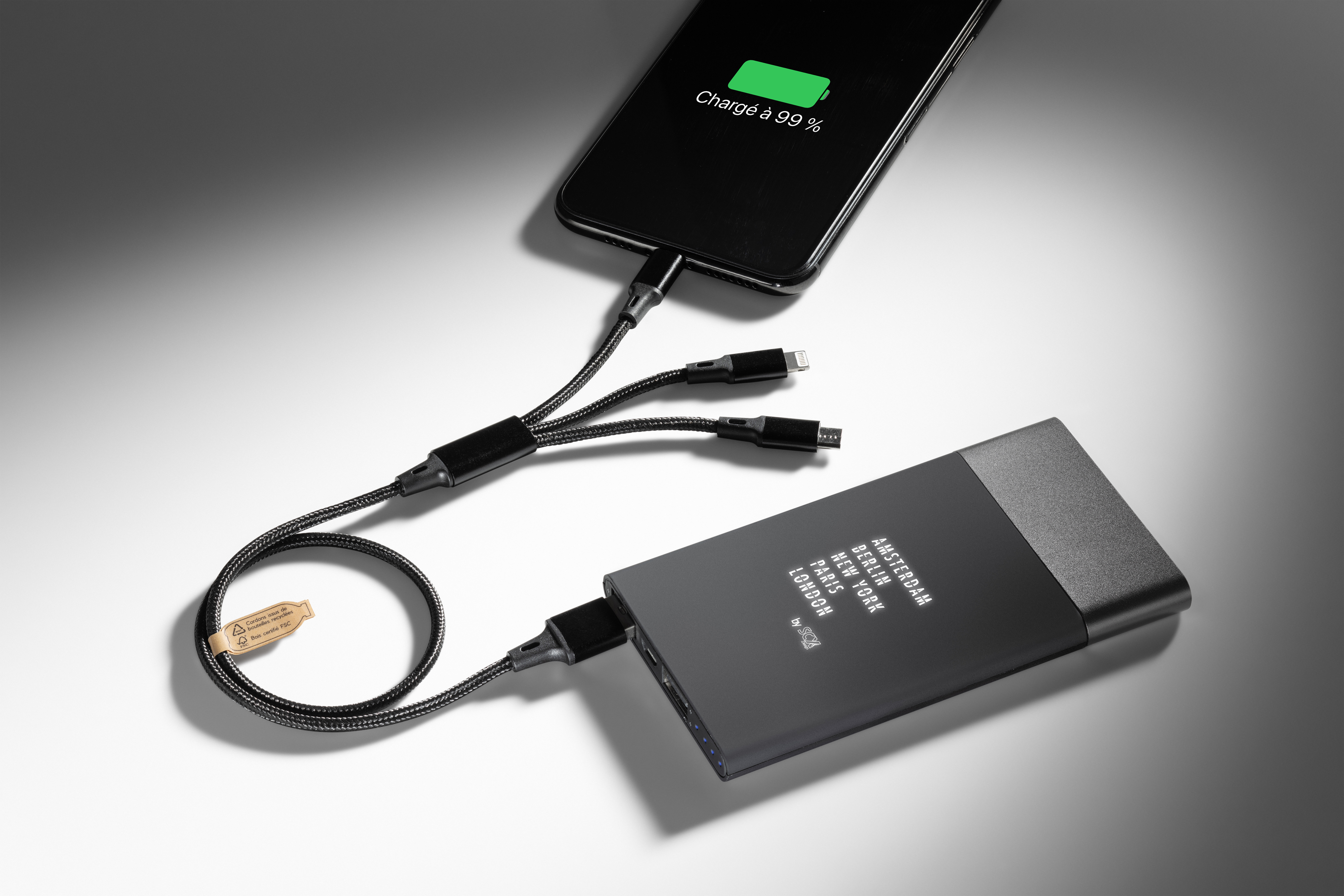SCX Innovative Design™ Power Bank Clever 5000 mAh 21