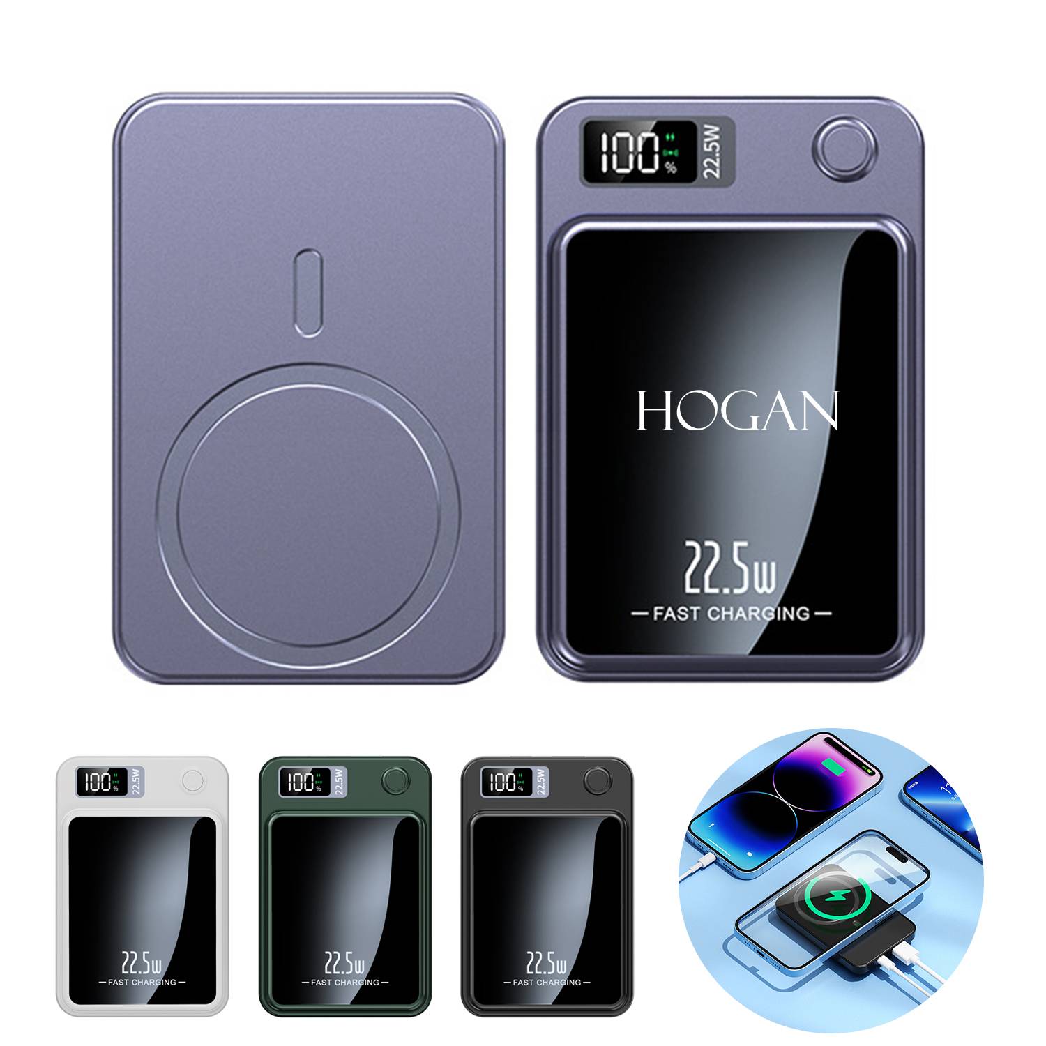 Super fast magnetic wireless power bank