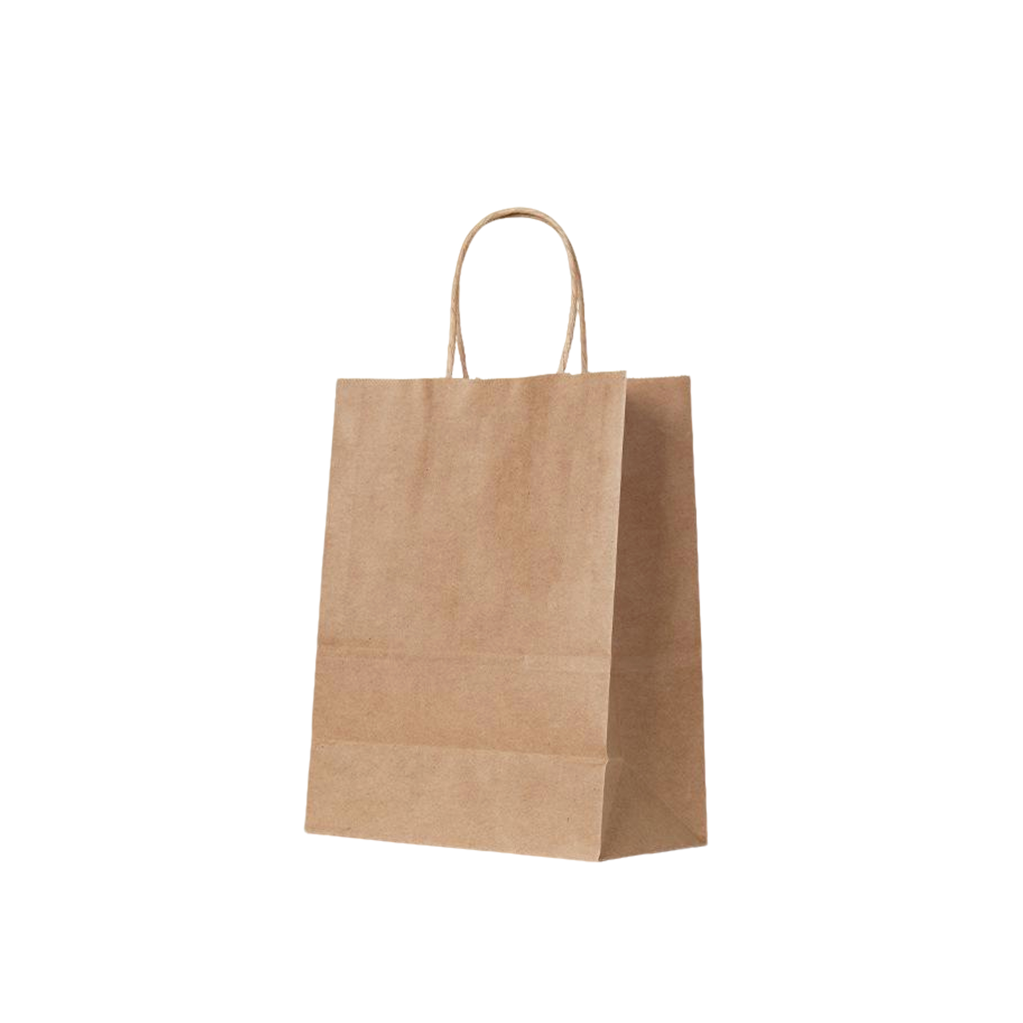 Kraft Paper Retail Tote 5.9" By 3.1" By 8.3" 9