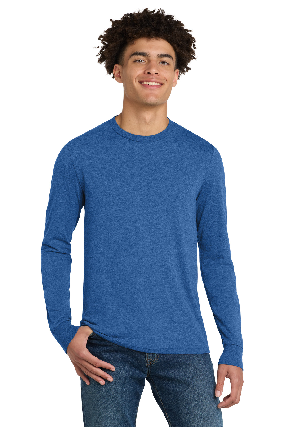 District Perfect Tri Long Sleeve Tee . DM132 32
