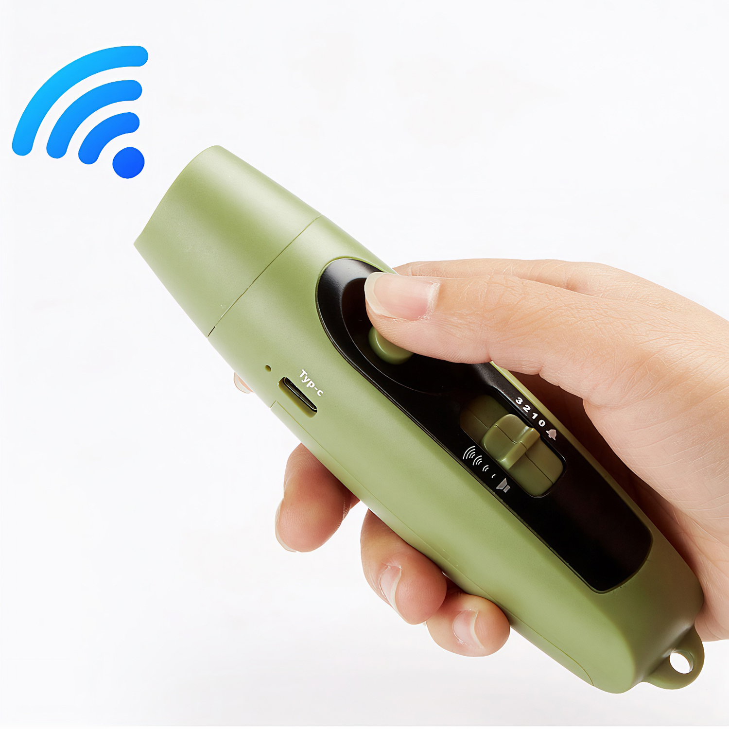 USB Rechargeable Electronic Whistle w/ LED Light 10