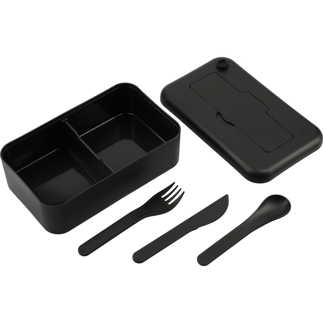 Bamboo Fiber Lunch Box with Utensils 52