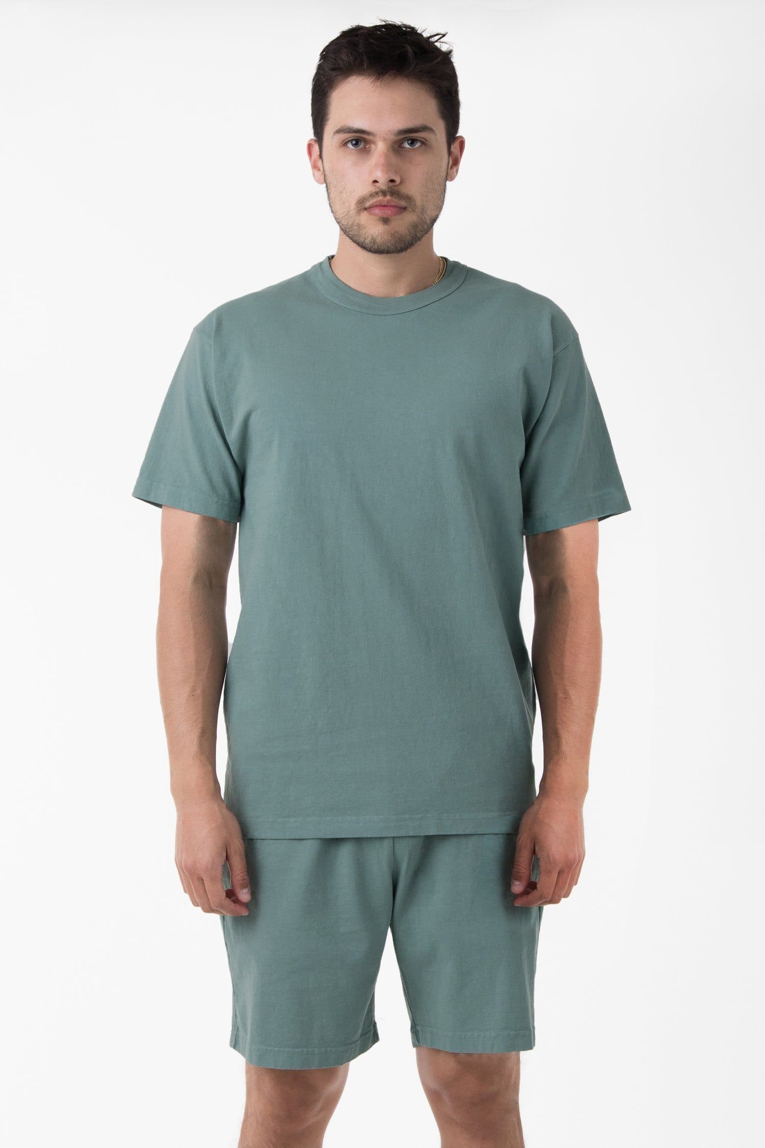 8.5 OZ HEAVY JERSEY GARMENT DYE T-SHIRT W BINDING 3