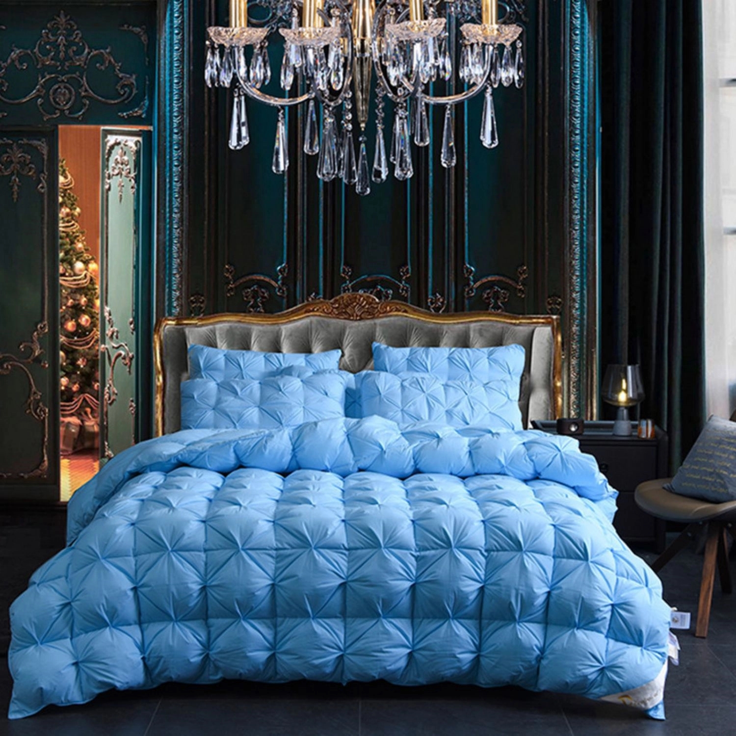 Lightweight Goose Feathers Down Comforter Duvet 4