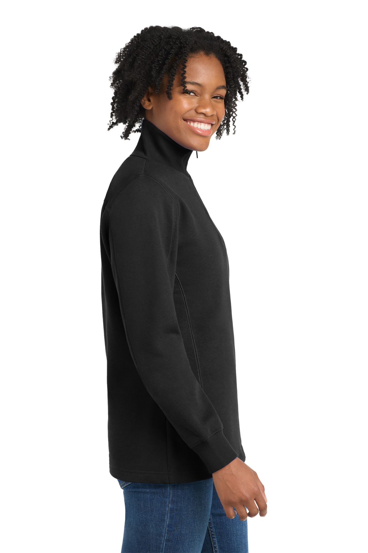 Sport-Tek Women's 1/4-Zip Sweatshirt. LST253 24