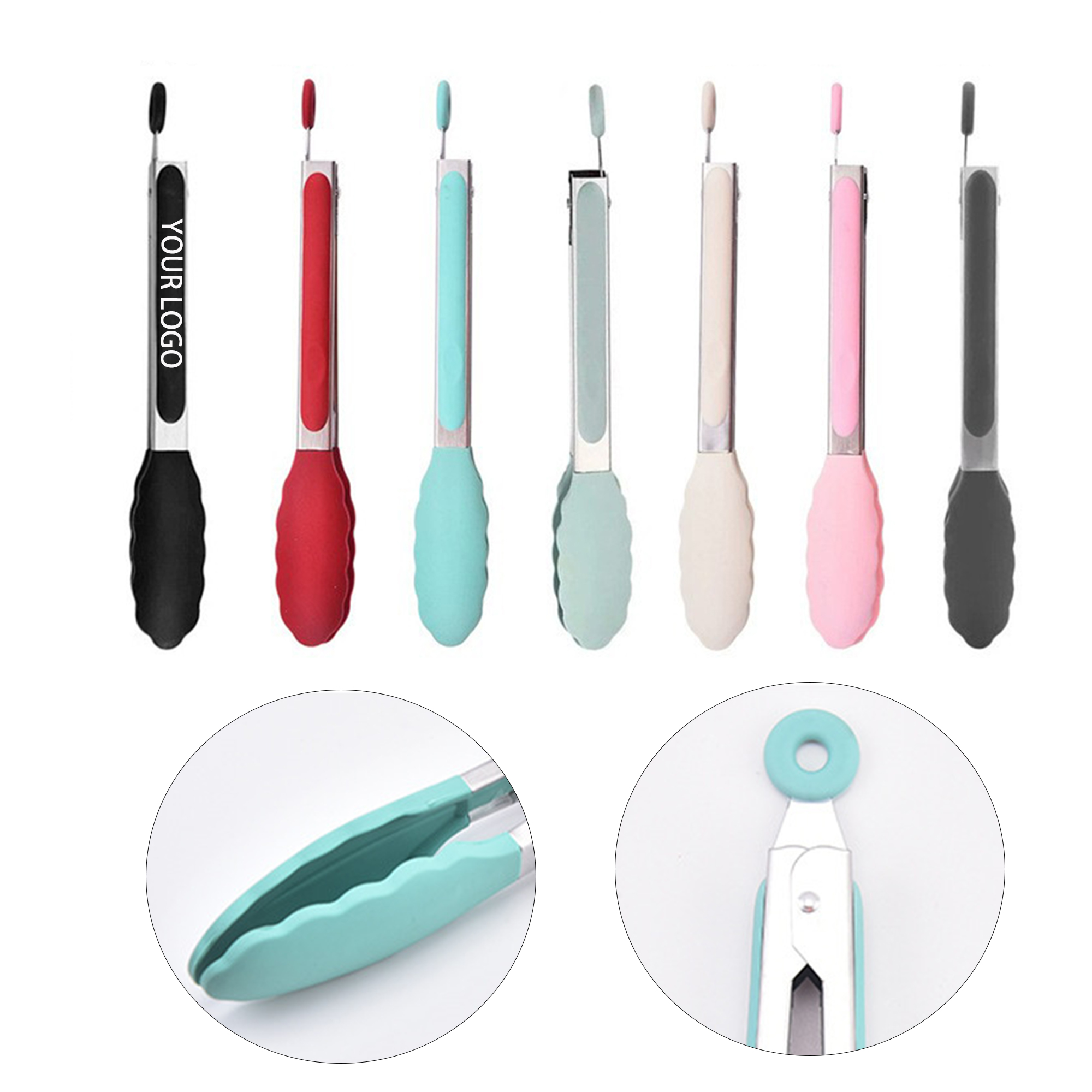 MOQ:5pcs Stainless Steel Food Tongs 2