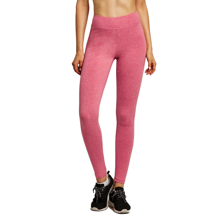 Women's Cotton Leggings - Small Red 2