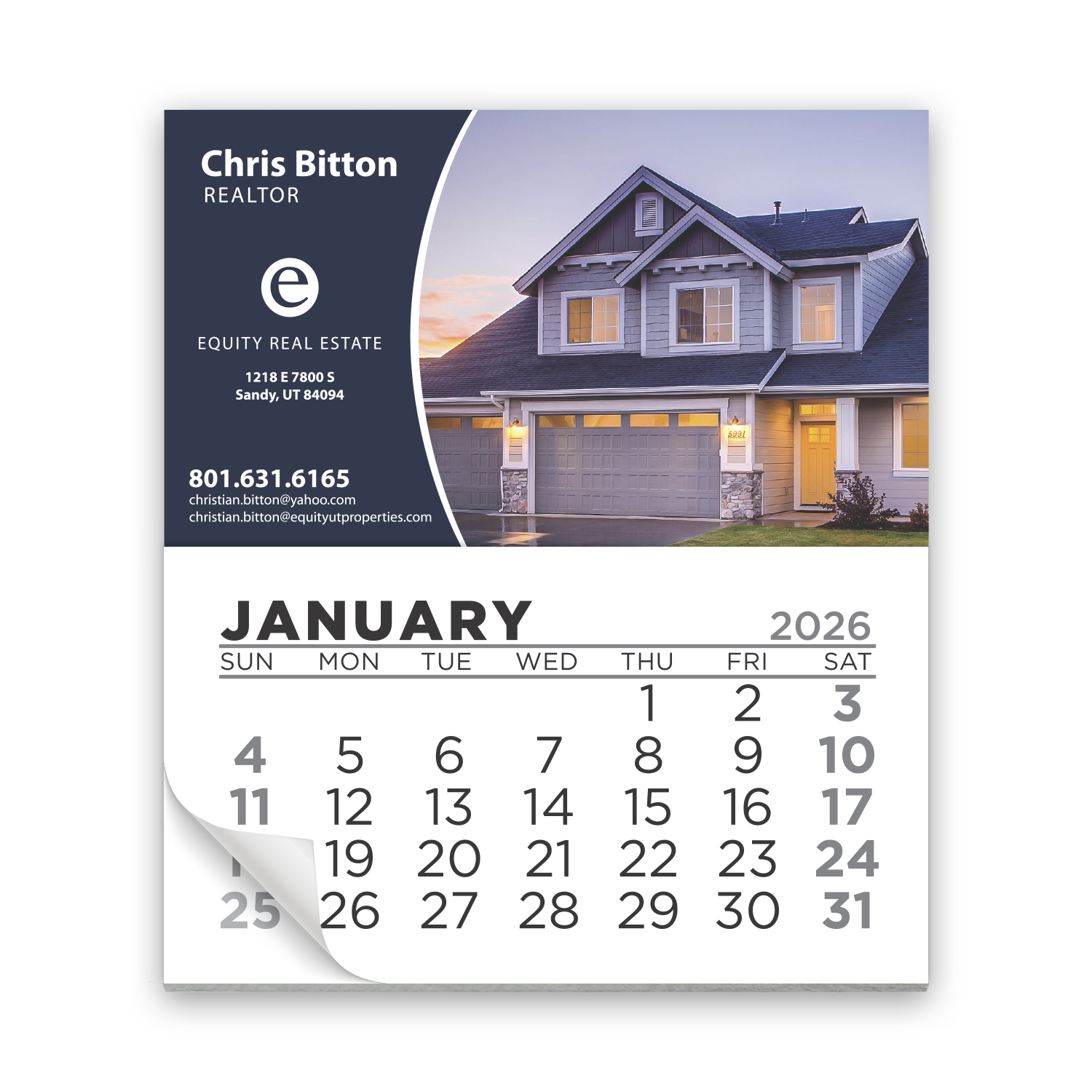 Add-A-Pad 12 Month Calendar 2