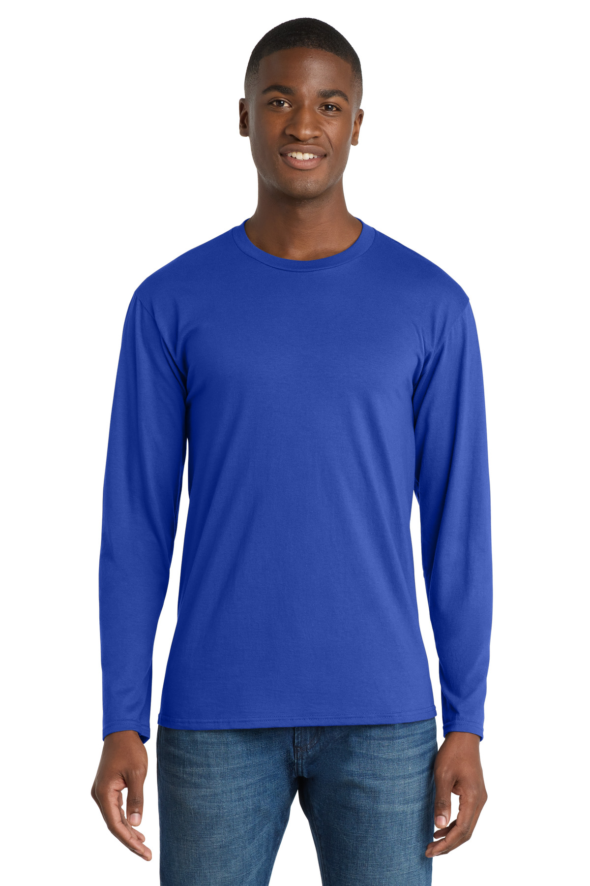 Port & Co Long Sleeve Fan Favorite Tee. PC450LS 50