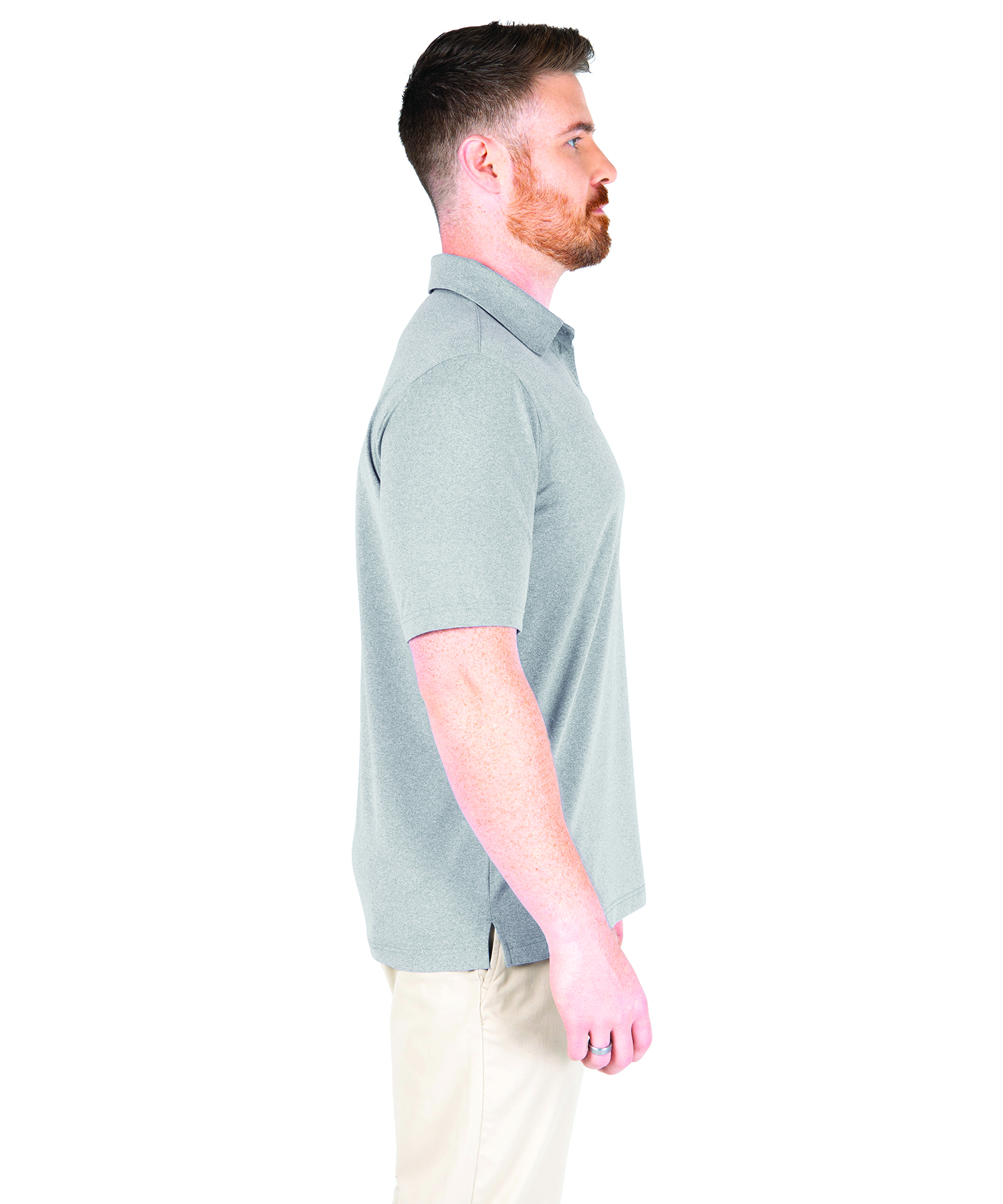 Men's Heathered Eco-Logic Stretch Polo 28