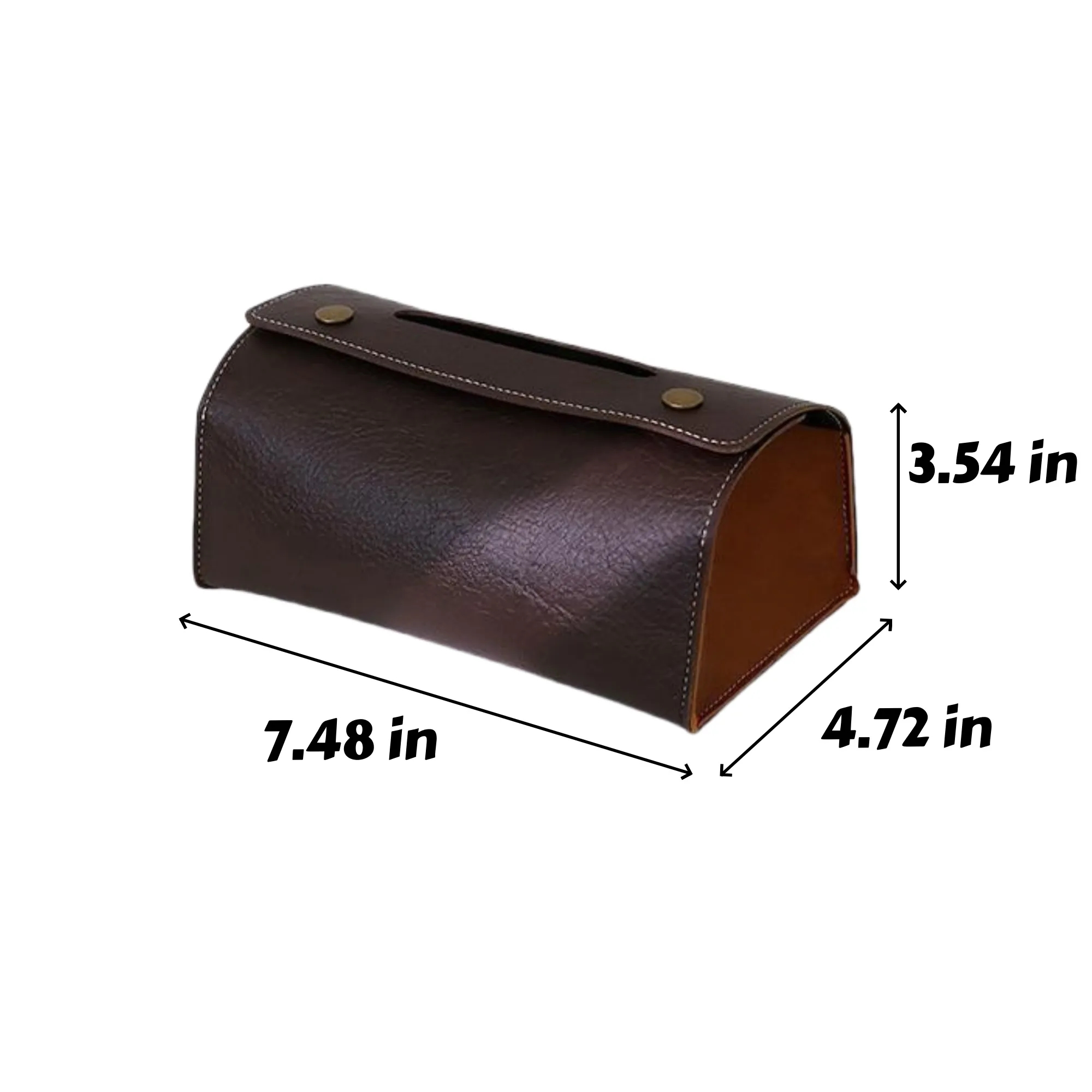 Leather Tissue Box Cover 3