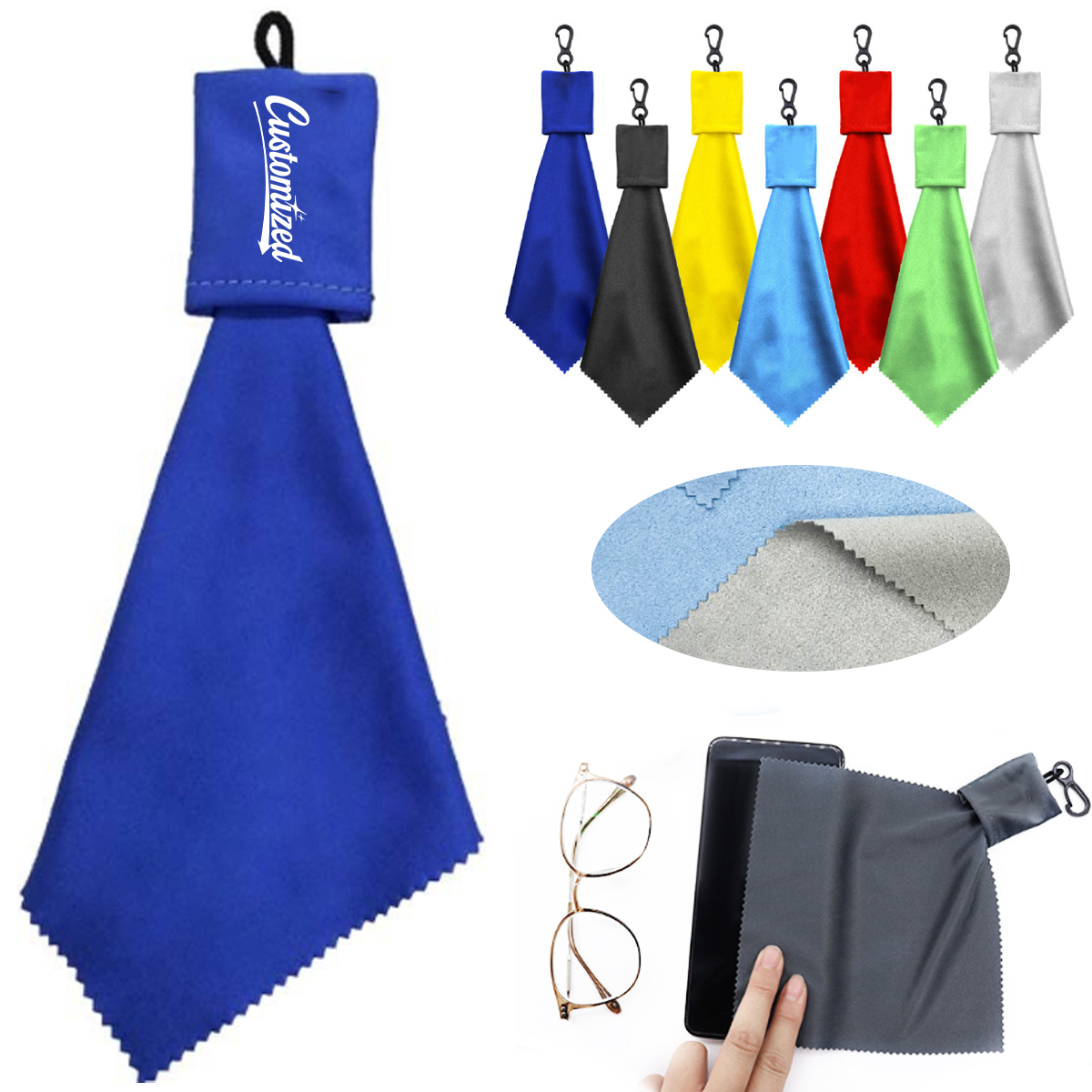 Microfiber Cleaning Cloth with Clip 9