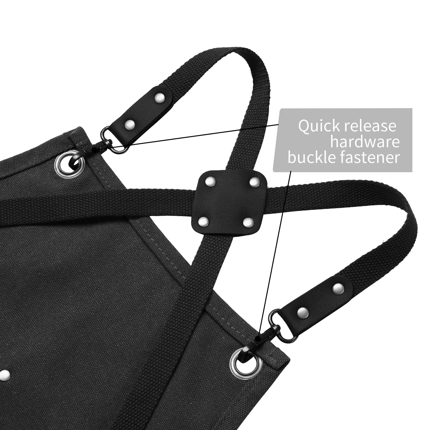 Canvas Multifunctional Pocket Carpentry Apron 15