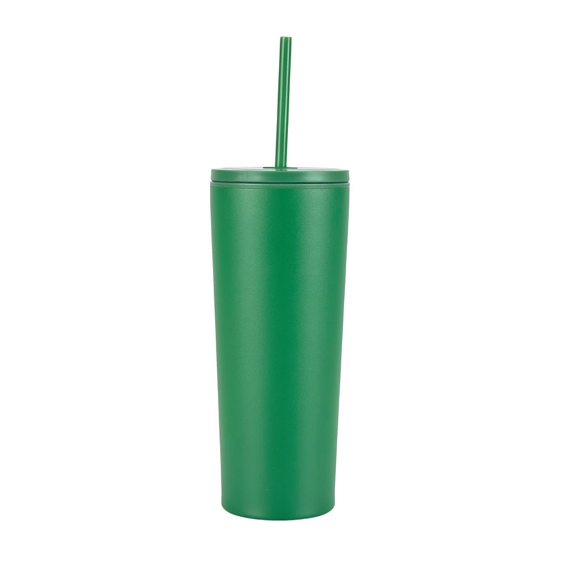 Bayard 24 oz. Double Wall Steel/PP Liner Straw Tumbler 60