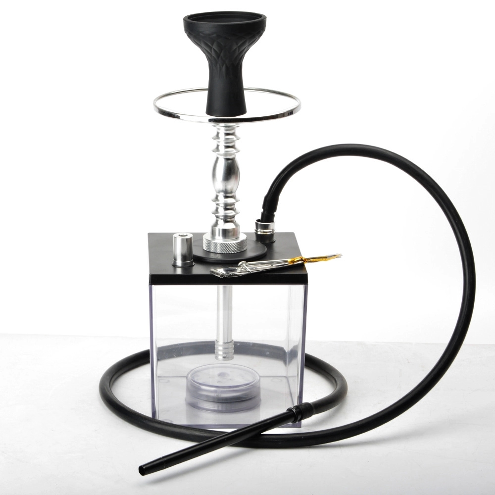 Acrylic Square Hookah Set With Silicone Hookah Bowl 5