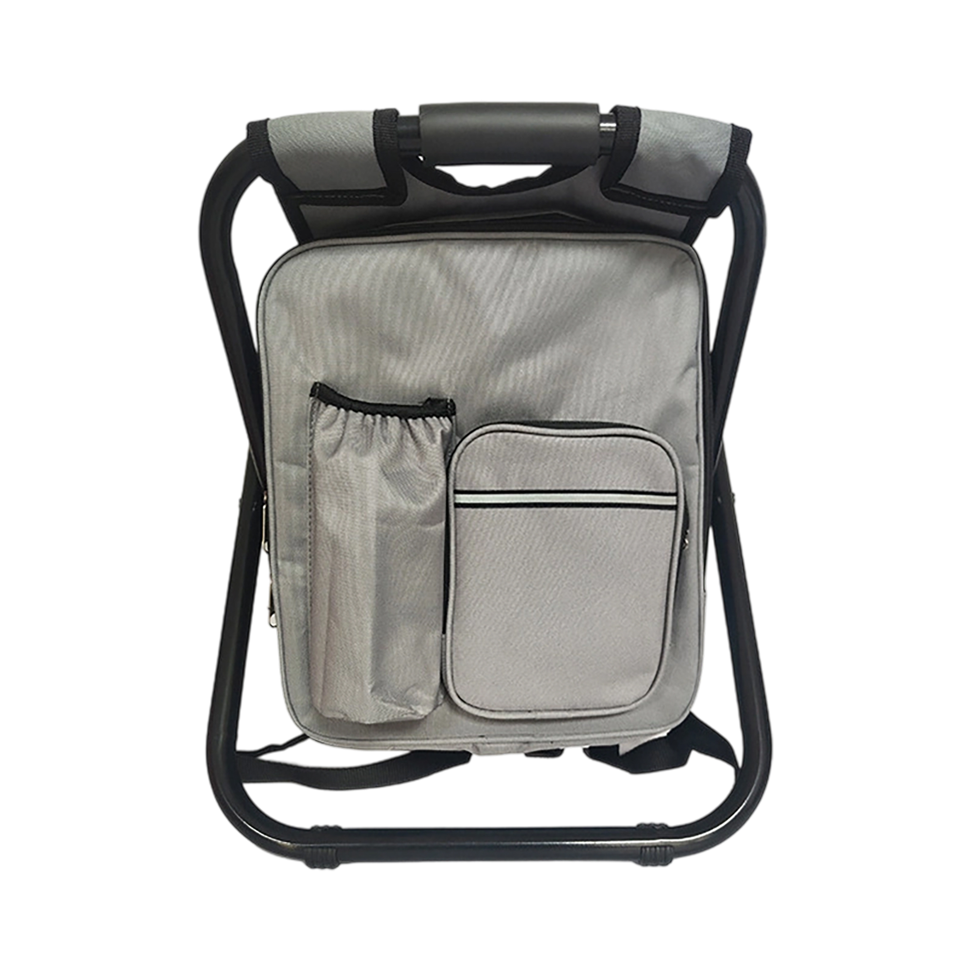 Foldable Backpack Chair With Insulated Cooler 14.2" Length x 11.5" Width x 16.2" Height 7