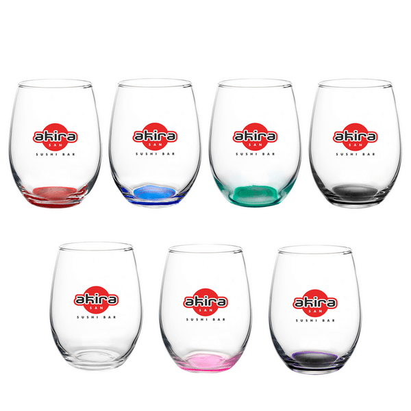 Liquid Lunch 15 oz Stemless Wine Glasses 33
