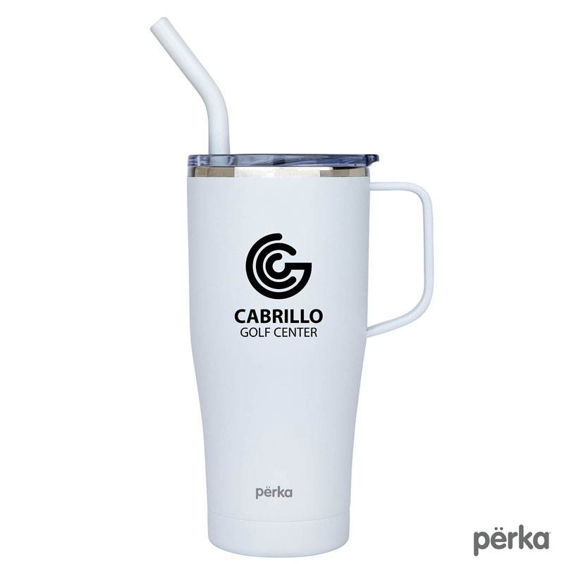 Perka® Clayton 20 oz. Double Wall, Stainless Steel Travel Mug 18