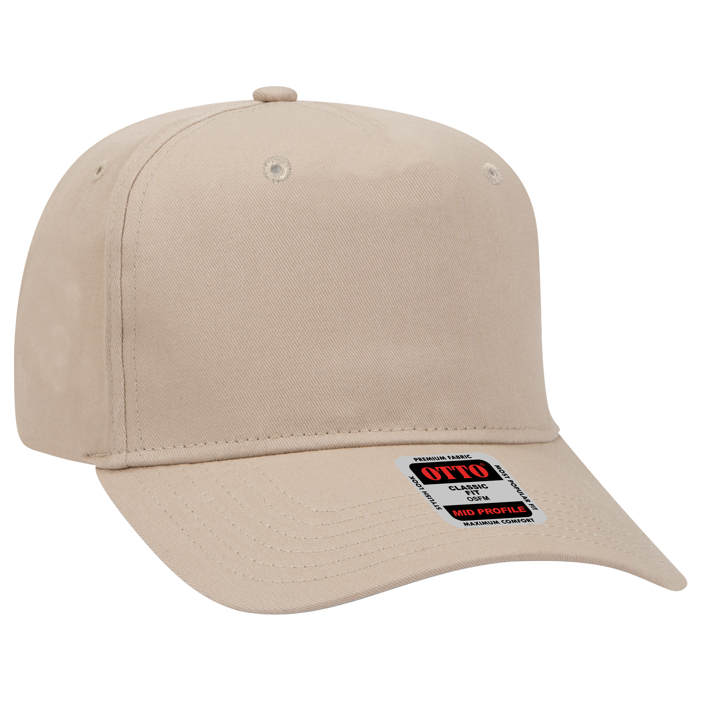 OTTO CAP® 5 Panel Mid Profile Baseball Cap 26