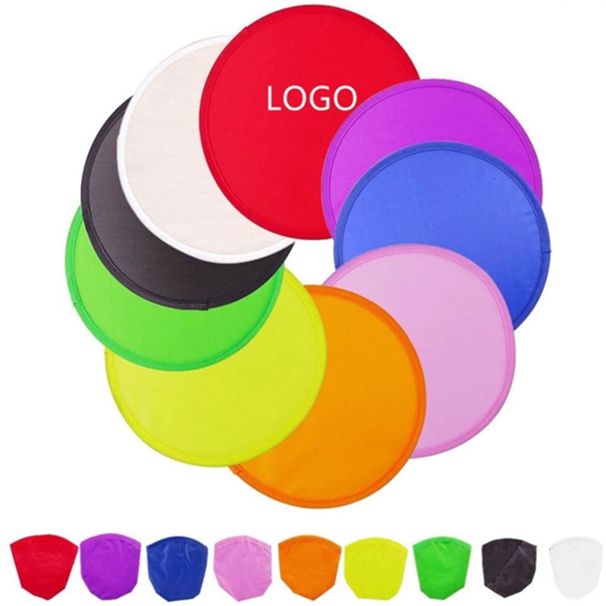Pop Up Folding Nylon Disc Fan 2
