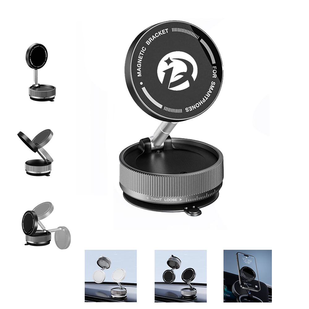 Magnetic Vacuum Car Phone Holder 2