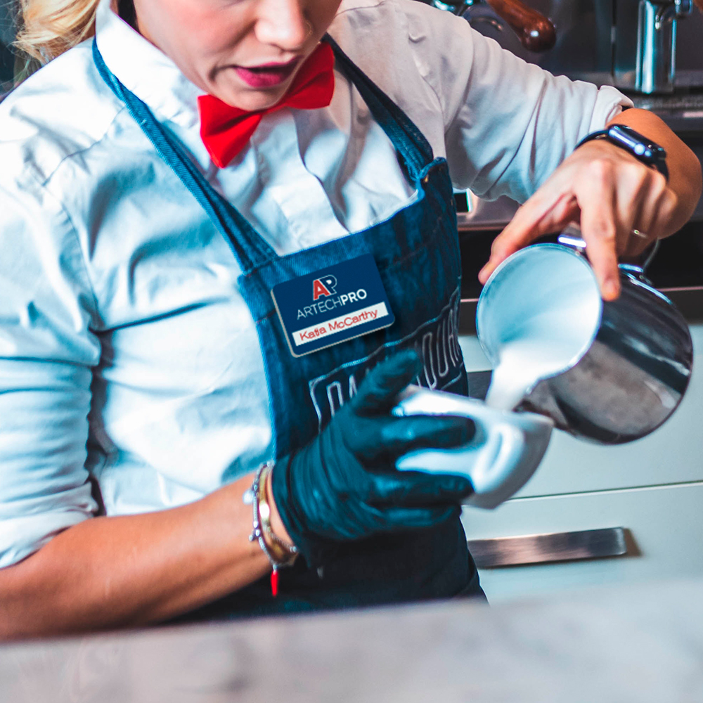 .070 Magnetic Badges (2"x2.875") with Window, Full Colour Imprint