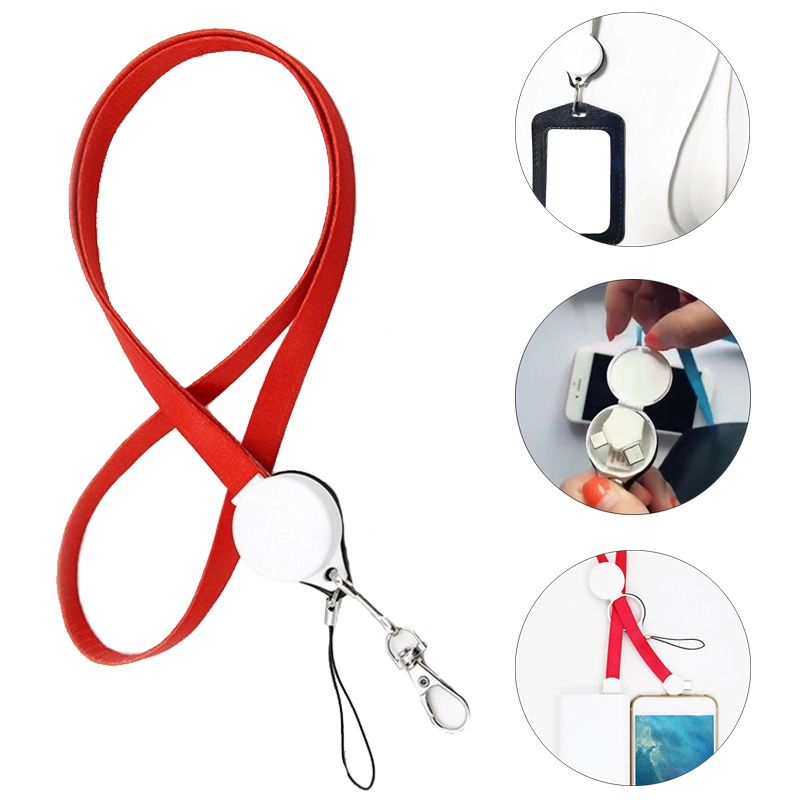 3 In 1 Lanyard Charging Cable Keychain 2