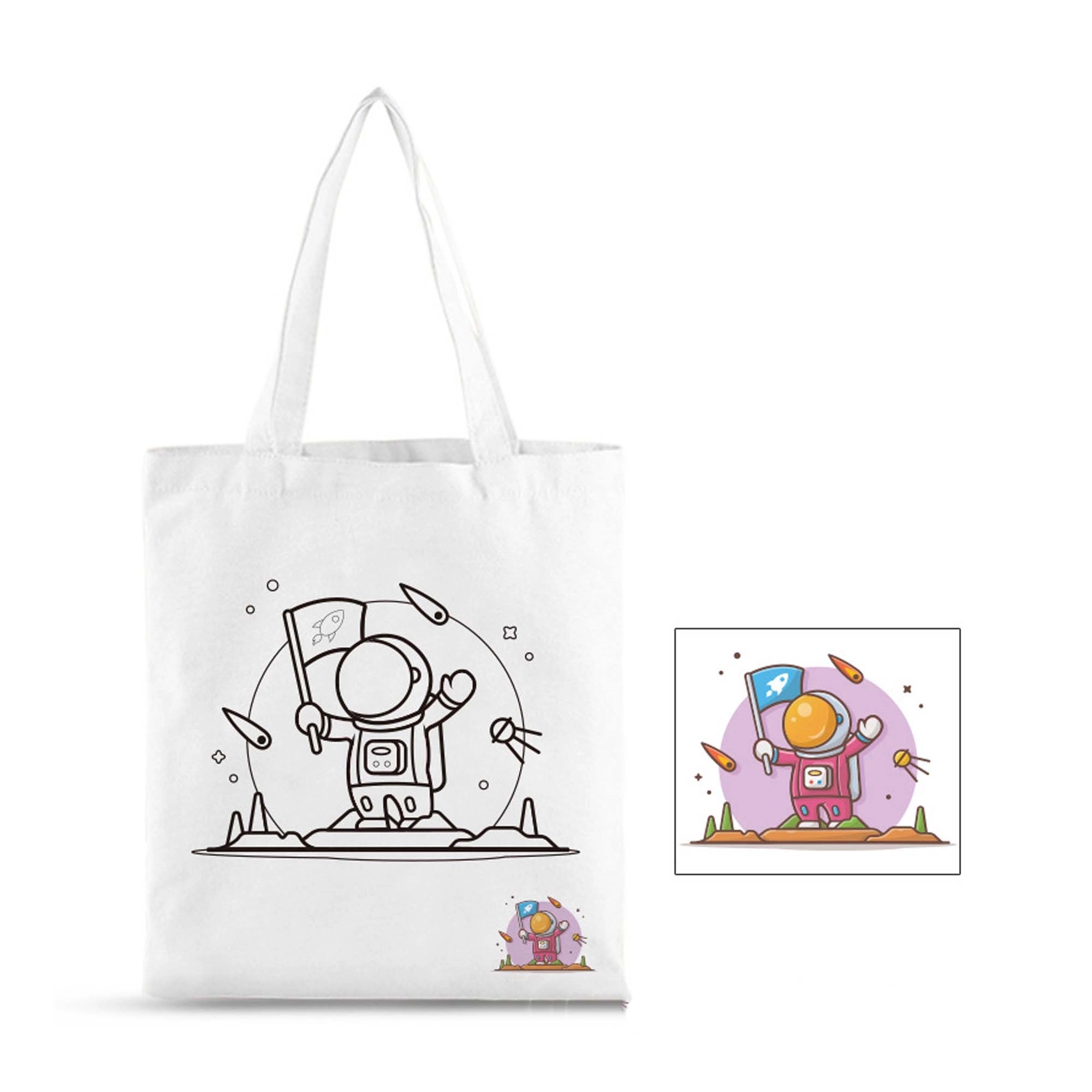 Color Me Canvas Tote Bag, custom tote bag with logo imprint 9