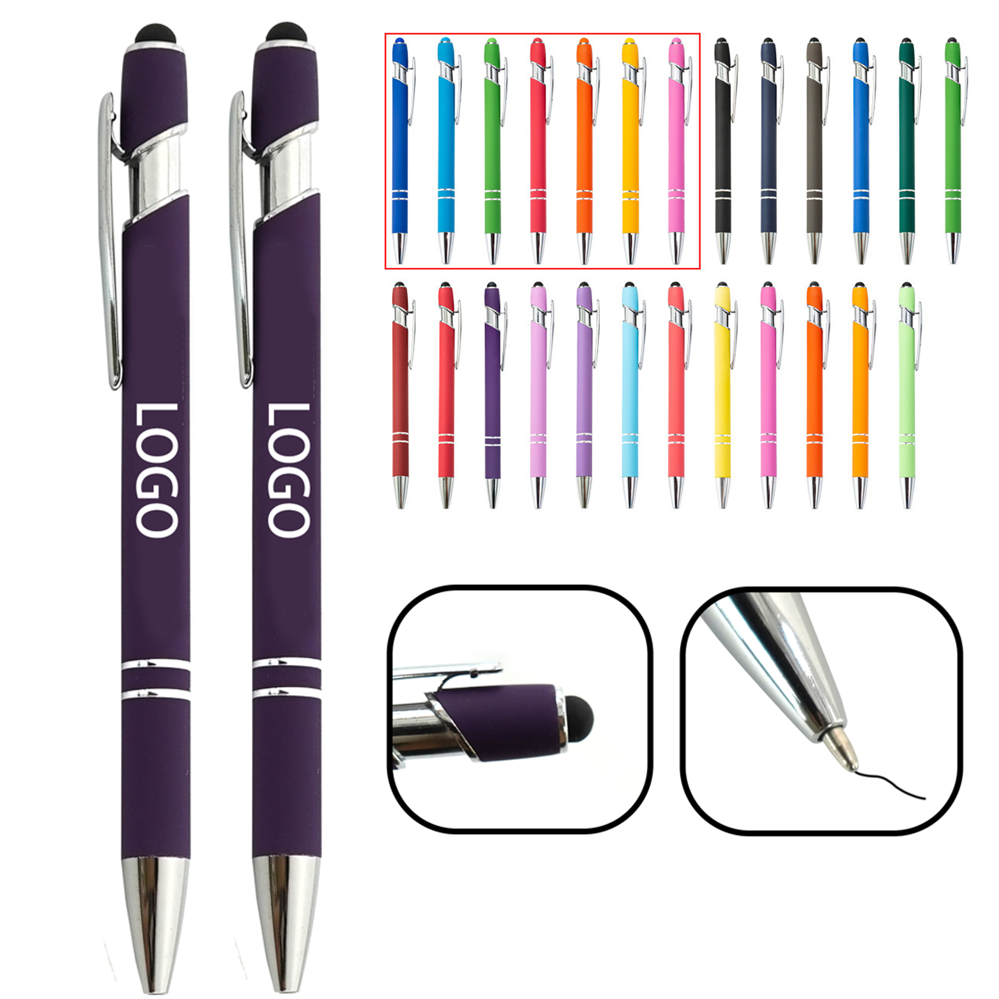 Premium Metal Soft-Touch Stylus for Tablets and Phones 3