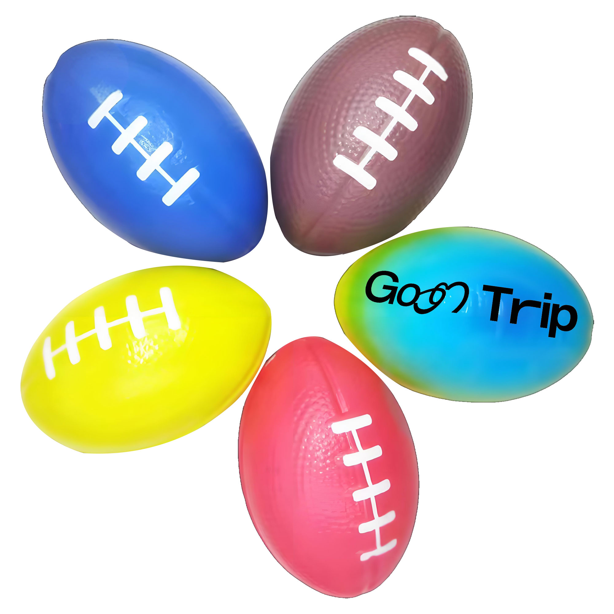 3.5 "PU Rugby Decompression Ball 1