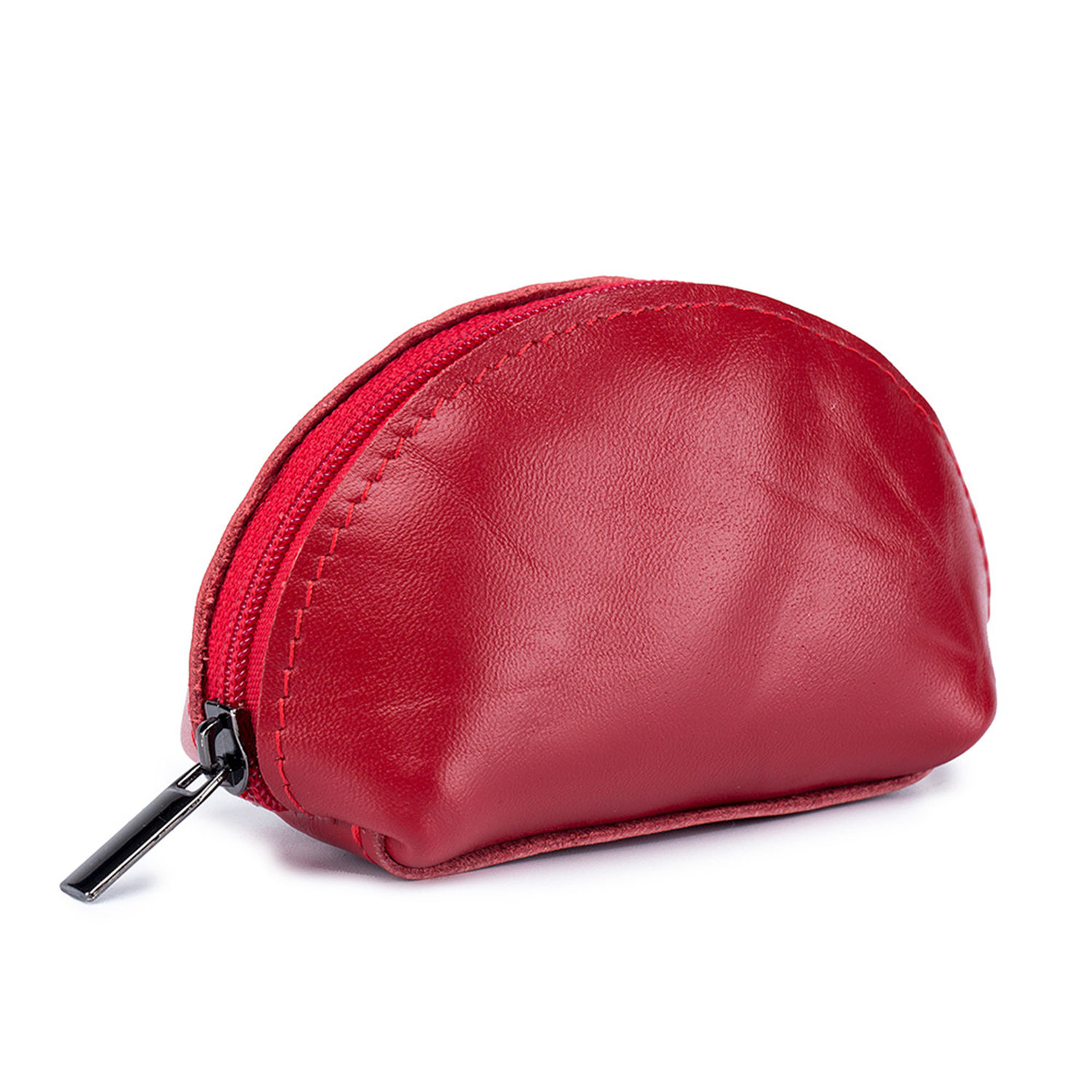 Oil Wax Mini Wallet Headphone Storage Bag 5