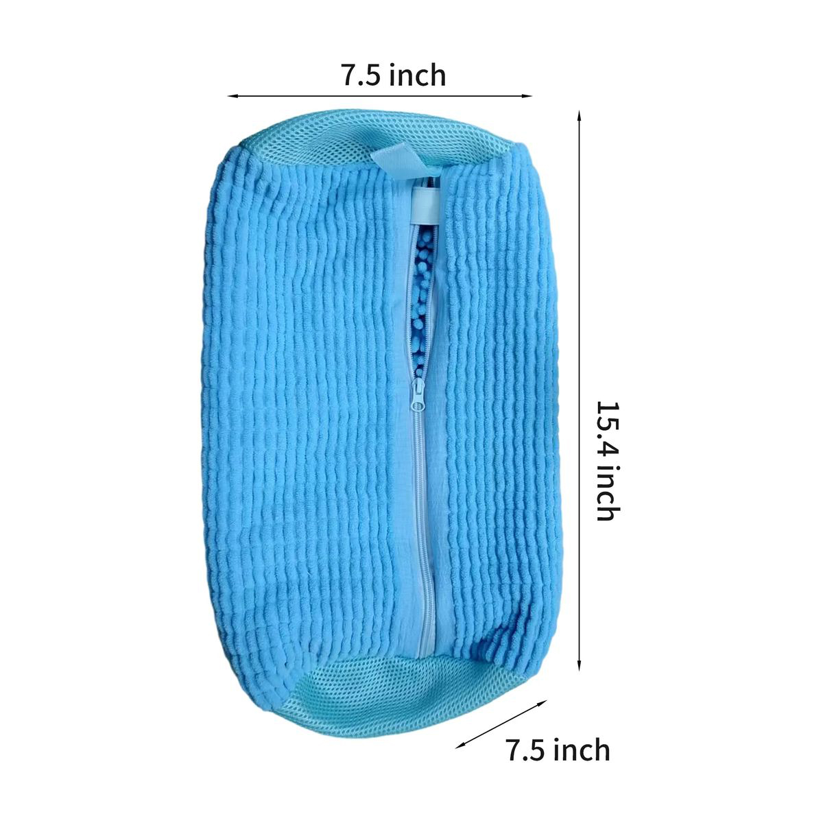 Machine Wash Shoe Pouch with Zipper Closure 8