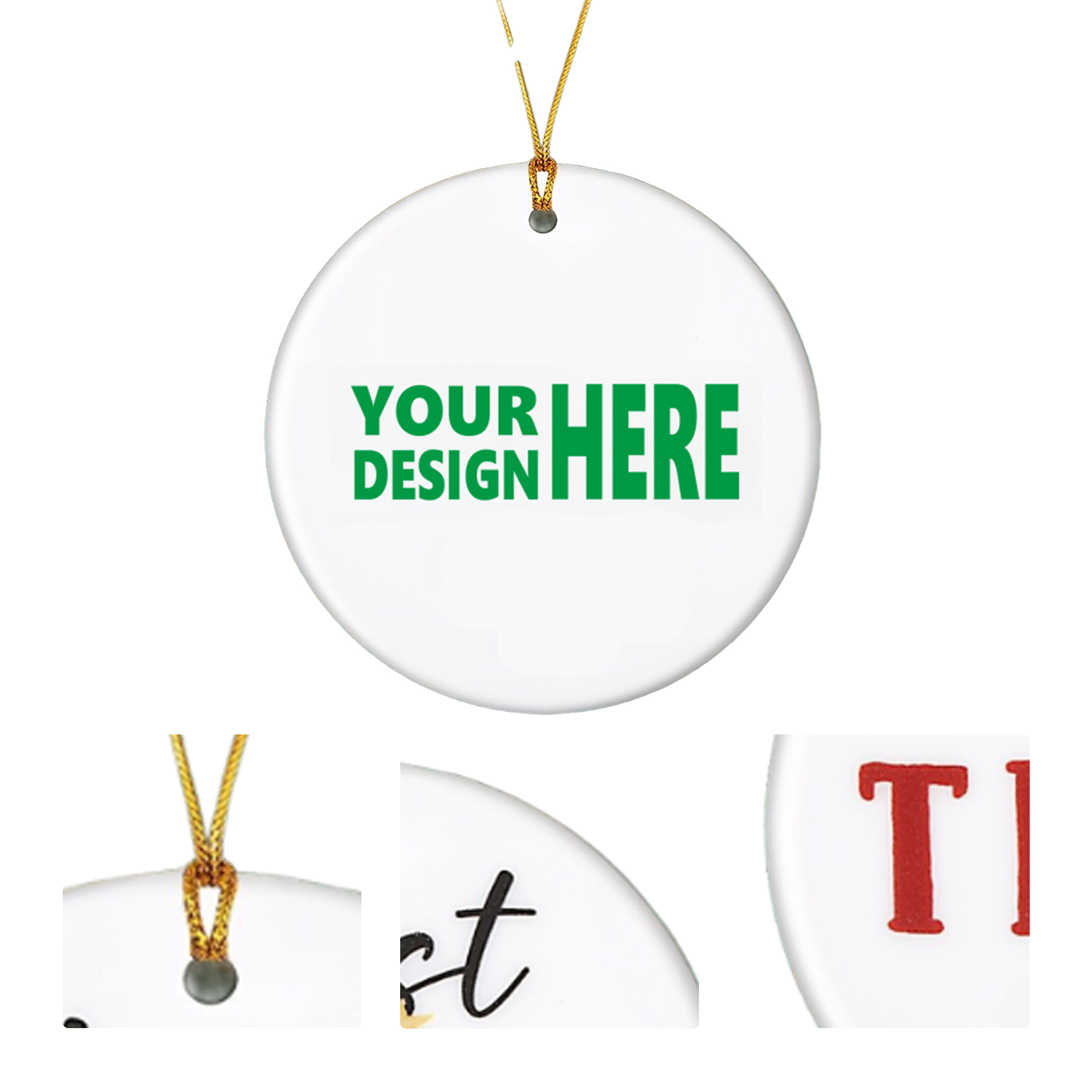 MOQ50 Acrylic Personalized Hanging Ornament for Decoration 2