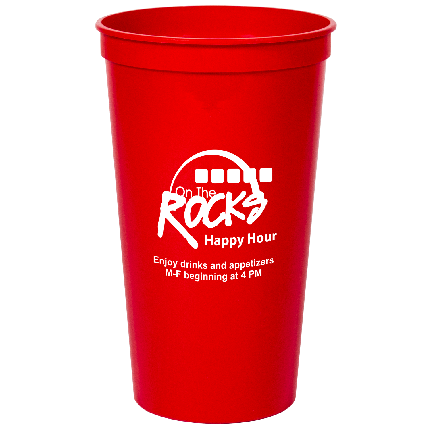 32 oz Smooth Colored Stadium/Souvenir Cup