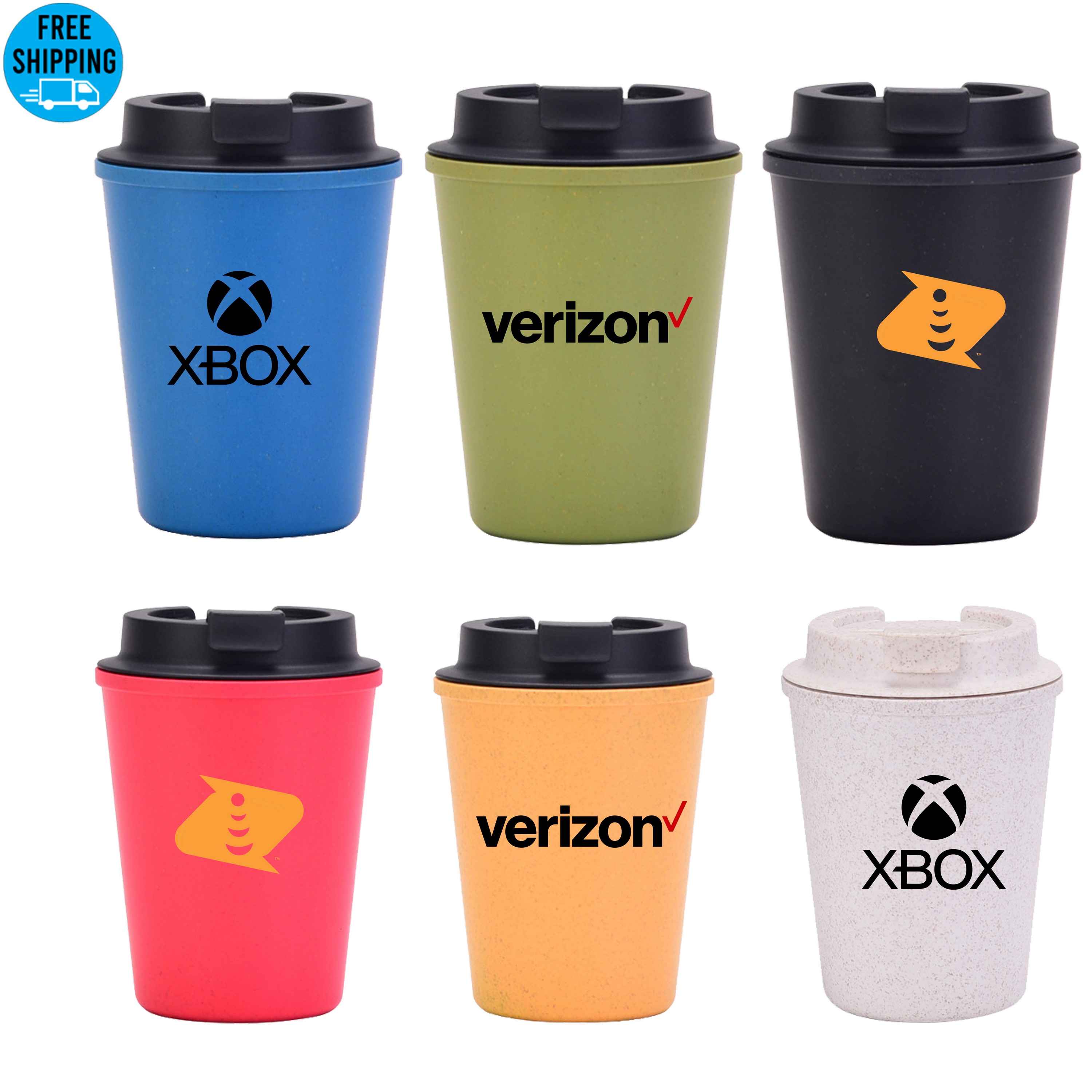 12oz Wheat Coffee Cup-Ocean 1