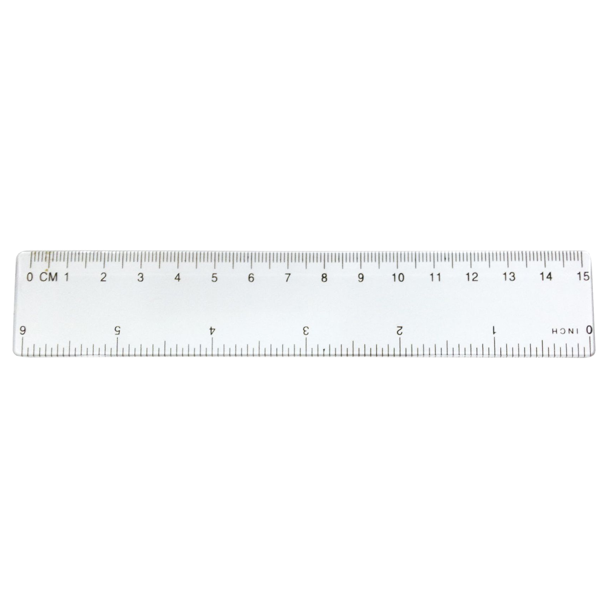 Plastic Transparent Solid Color Ruler 7