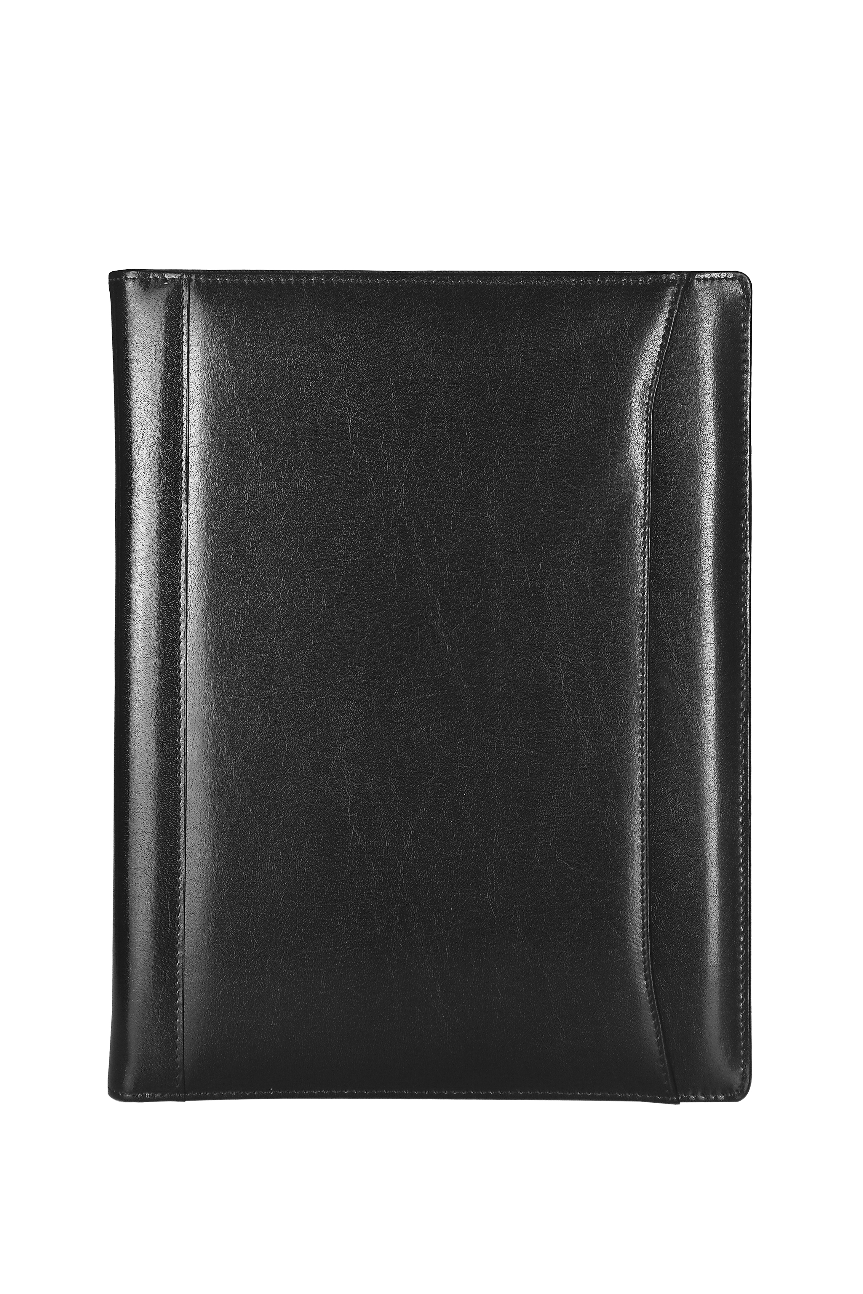 Black Atlantis Leather Non Zippered Padfolio 5