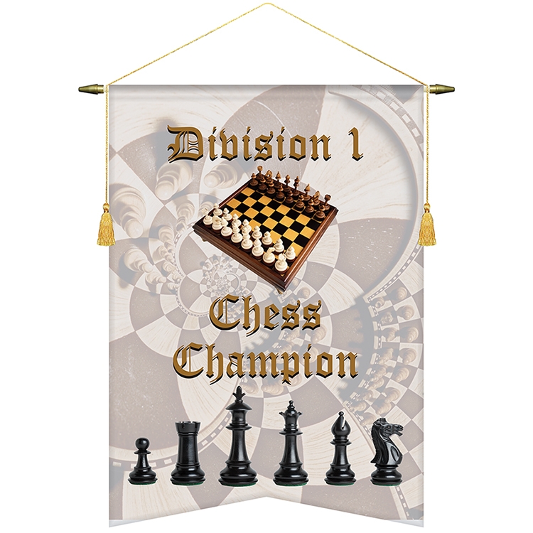 22" x 30" Podium Banner, Angle Cut / No Fringe 2