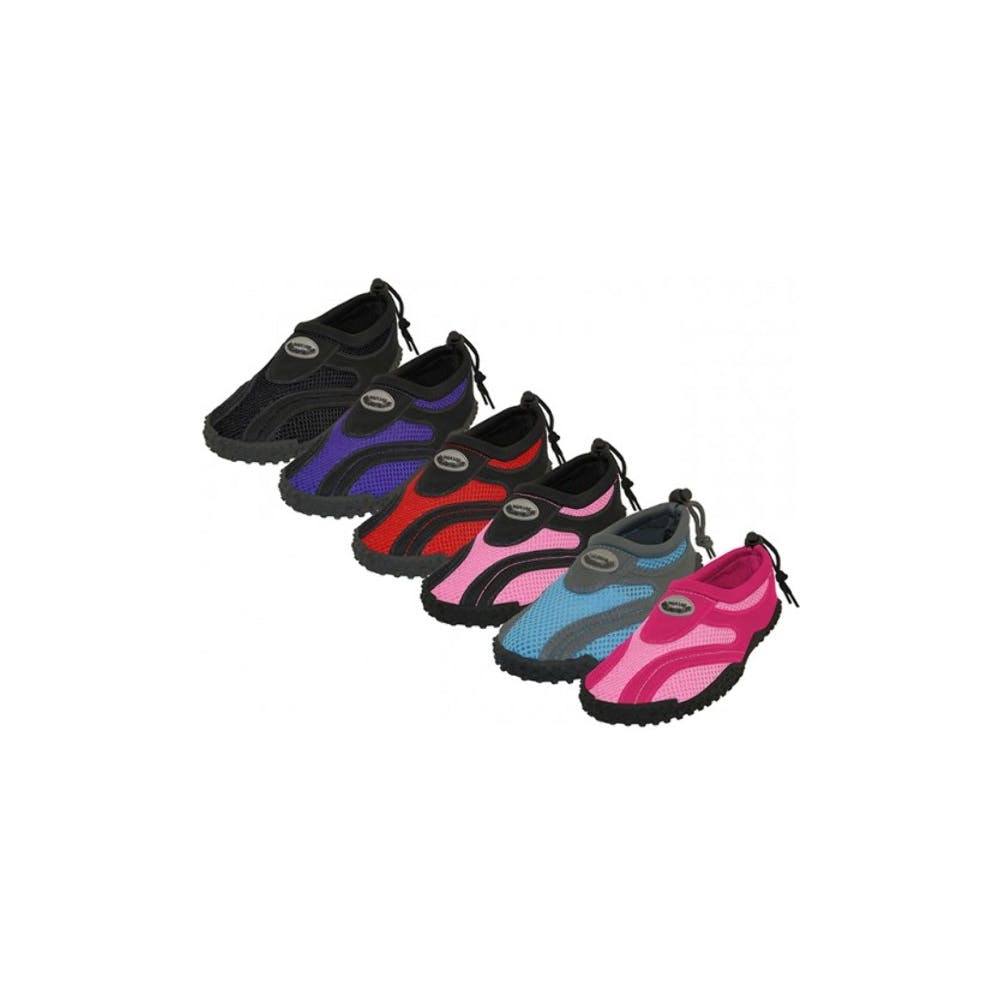 Women's Aqua Sock Shoes - Size 5-10 Rubber Bottom 2