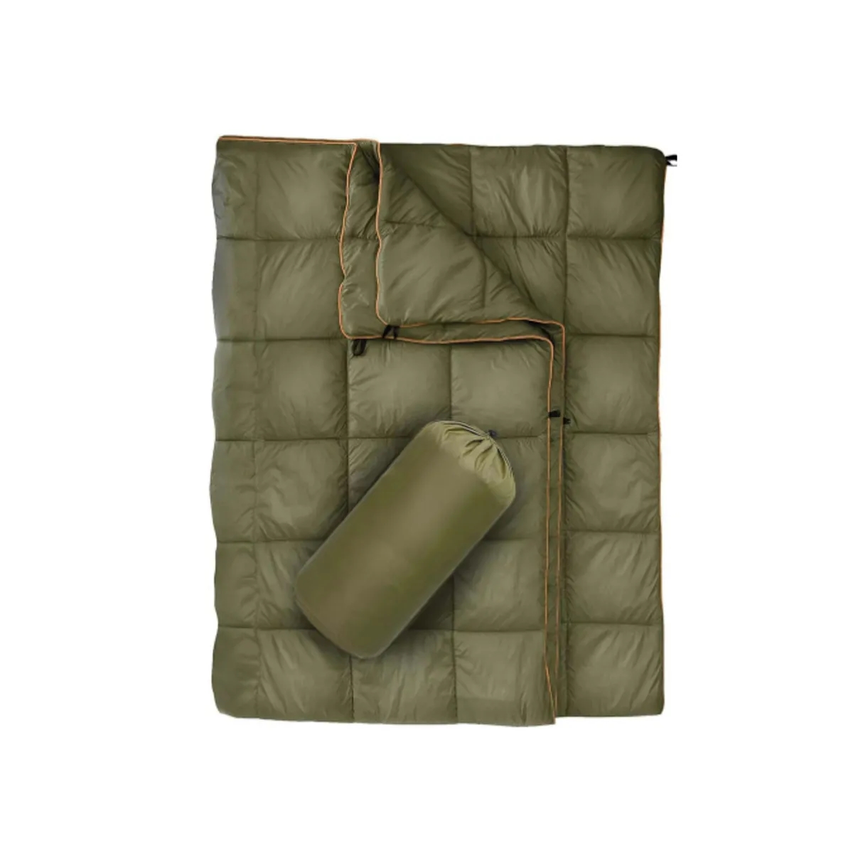 Waterproof Lightweight Down Camping Puffy Blanket For Travel 8