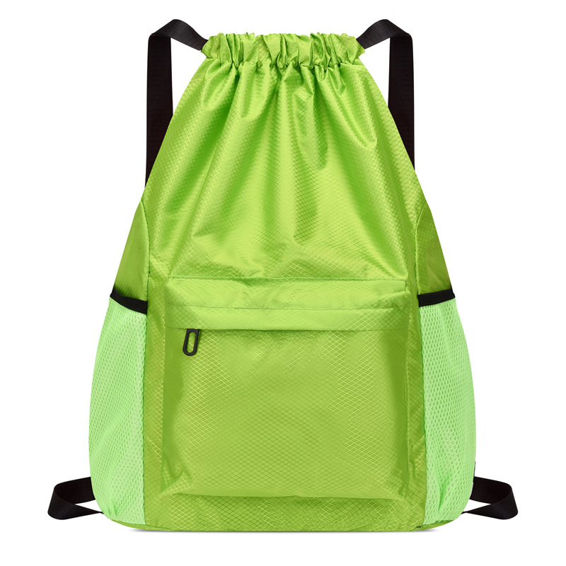 Waterproof Large Sports Drawstring Backpack w/Adjustable Shoulder Strap 6