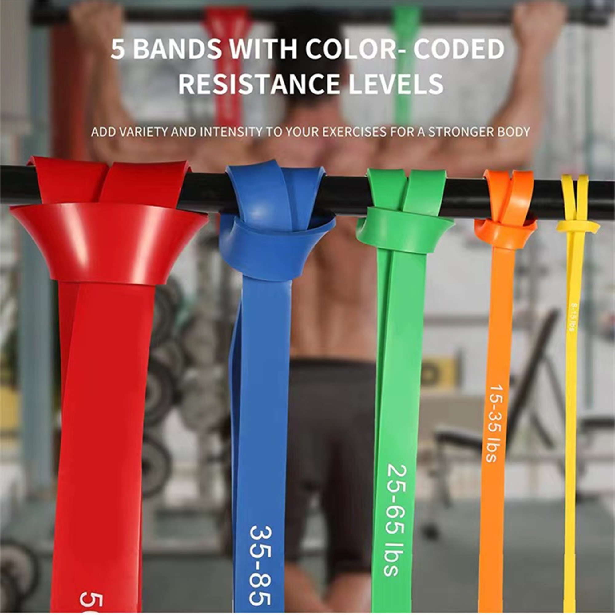 5 Set Of Pull Up Bands 4