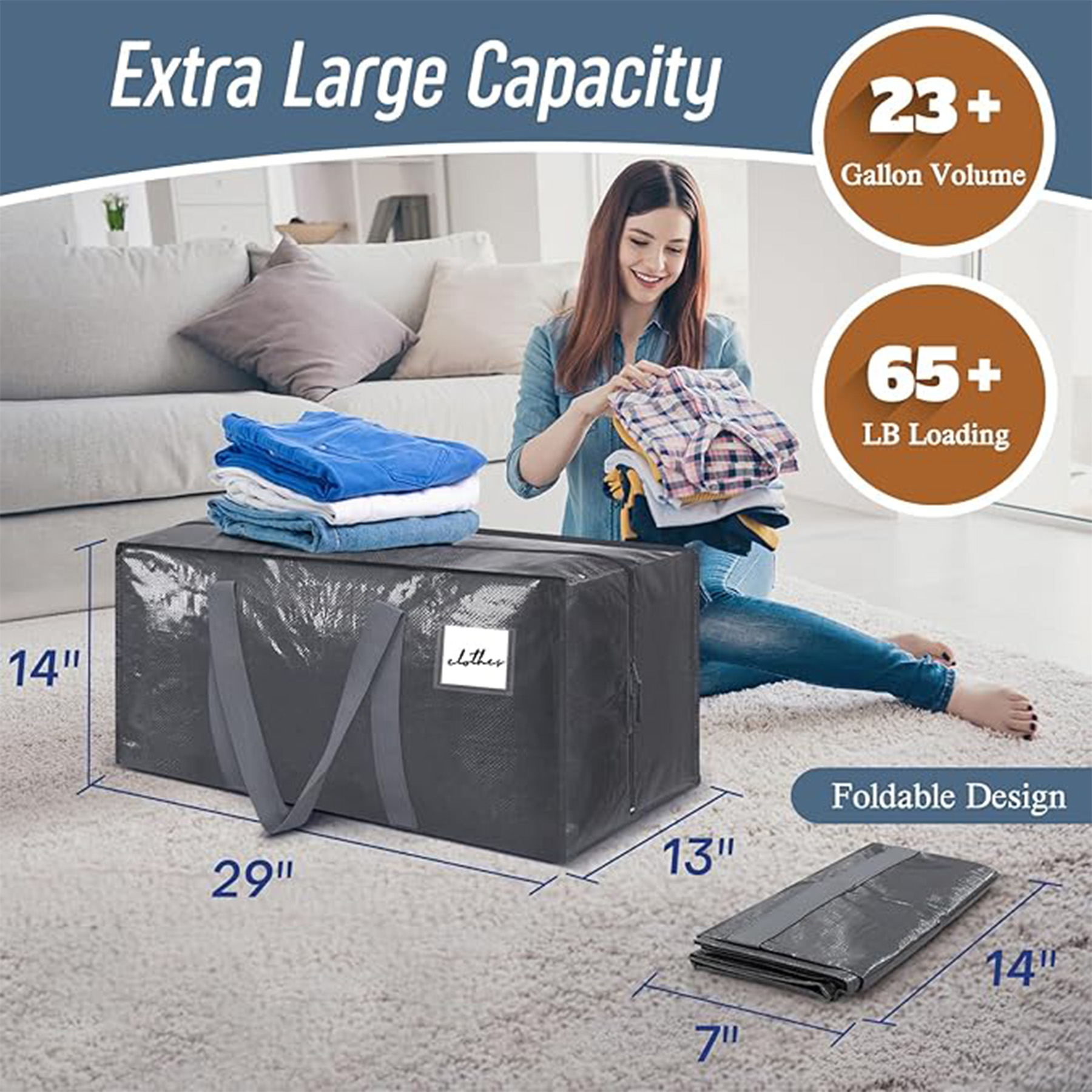 Large Capacity General Purpose Heavy Duty Moving Bags 8