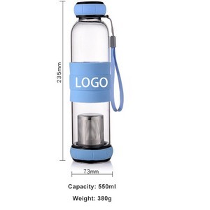 18Oz Borosilicate Glass Tea Bottle 17