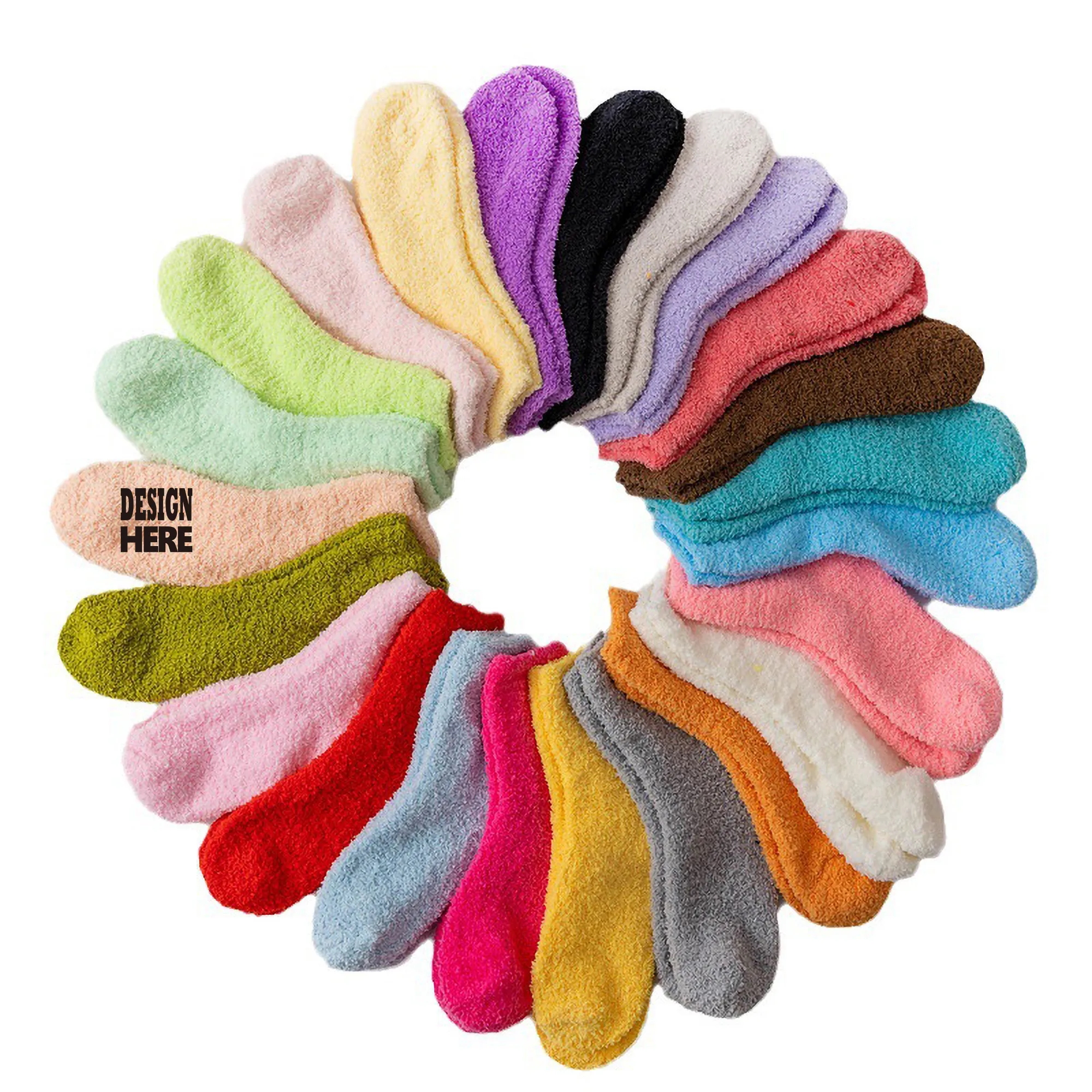 Plush Comfort Women's Fuzzy Socks Cozy Fluffy Comfy 2